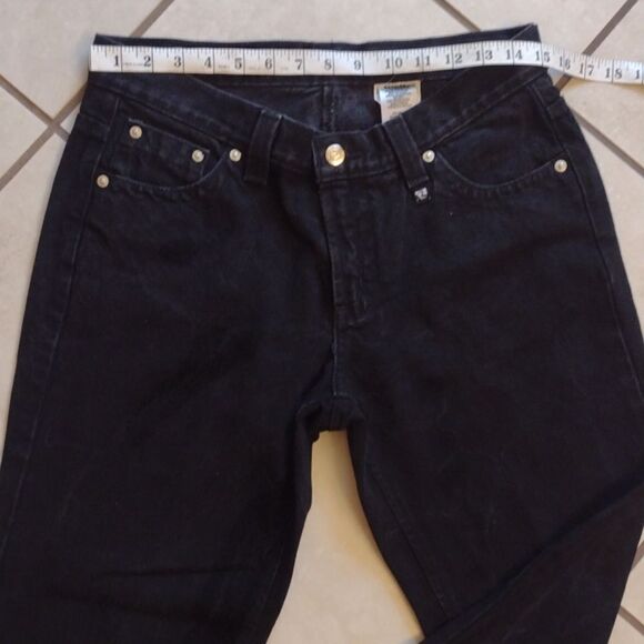 Rockies Slim Low Rise Jean Black Western Denim size 10 - Picture 6 of 10